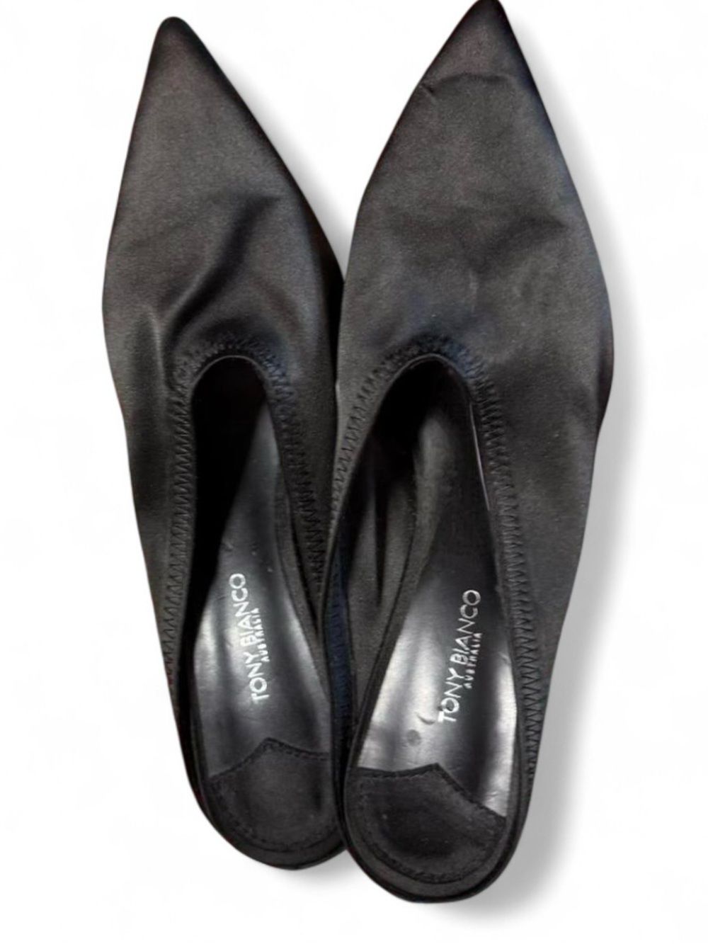 Tony Bianco Black Pointed Toe Stiletto Heels Women’s 8.5
